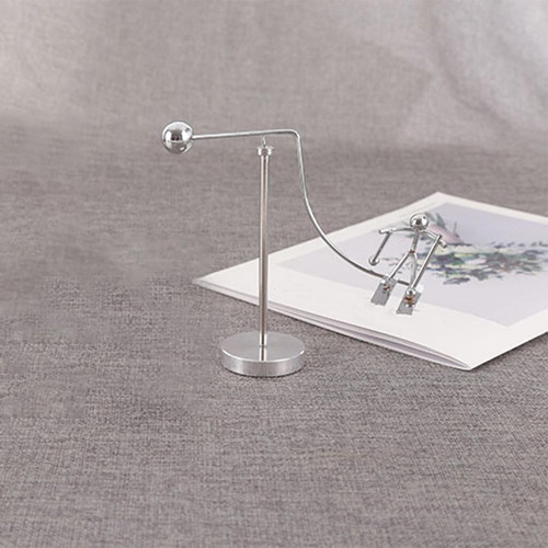 Metal Balance Science Física Giratoria Juguete De Esquiador