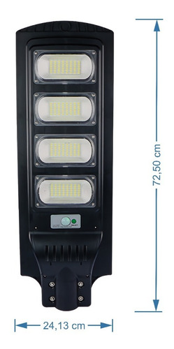 Imagen 8 de 10 de Lámpara Solar De Alumbrado Público 100w X 3 Unidades