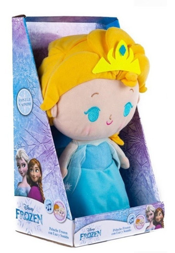 Peluche Frozen Elsa 35 Cm Con Luz Y Sonido Casa Valente