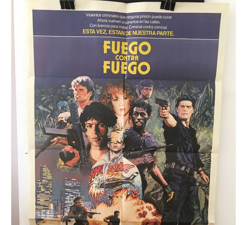 Afiche De Cine Original - Fuego Contra Fuego