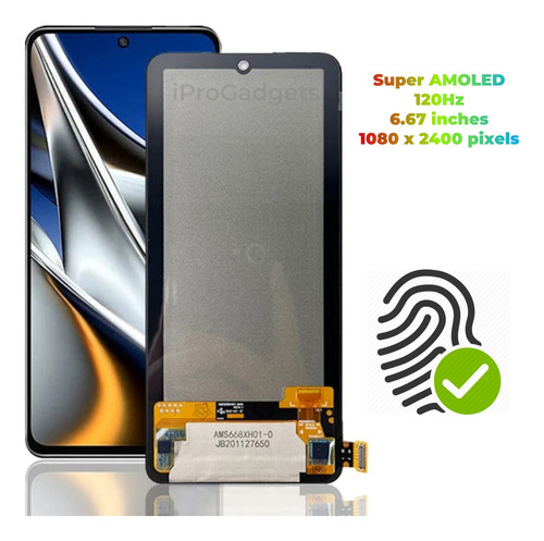 Sjp Compatible Pantalla Táctil Lcd For Xiao Mi Poco X4 Pro