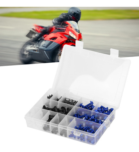 Juego De 223 Tornillos Para Carenado De Moto Y Tuercas Para