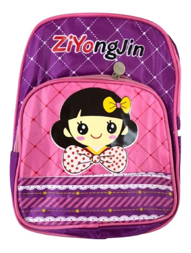Imagen 1 de 5 de Mochila Jardin Escolar Infantil Maternal Muñeca