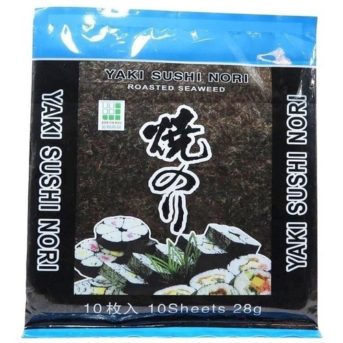Algas para Sushi Yaki Nori 10 laminas origen Japón