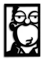 Comprar Cuadro Decorativo Minimalista Homero Mdf 3mm 28,5cm X 19cm