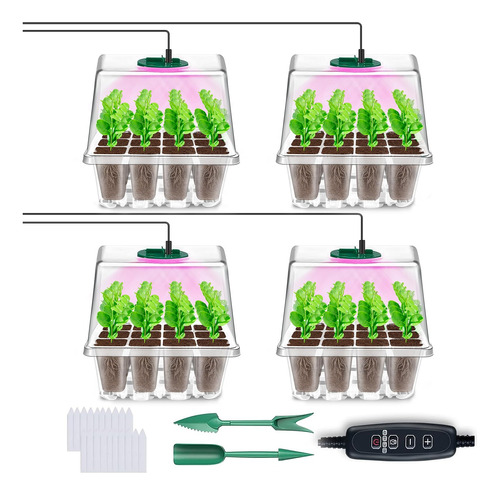 Yaungel Bandeja De Inicio De Semillas Con Luz De Crecimiento