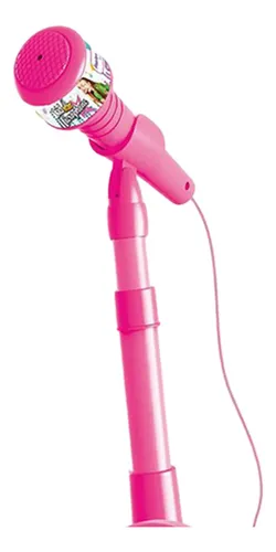 Micrófono De Juguete Inalámbrico Con Luces Y Soporte Regulable – Regalo Musical Para Niños De 3 A 8 Años