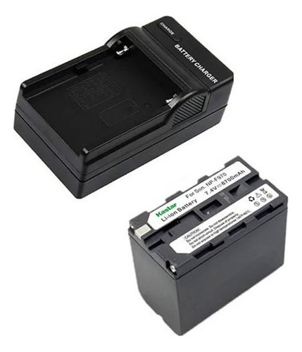 Bateria Y Cargador Np-f970 Kastar Para Lampara De Led