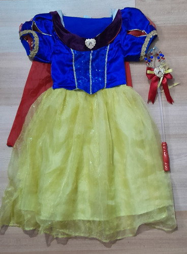 Disfraz Blancanieves Vestido Original Autentico De Disney