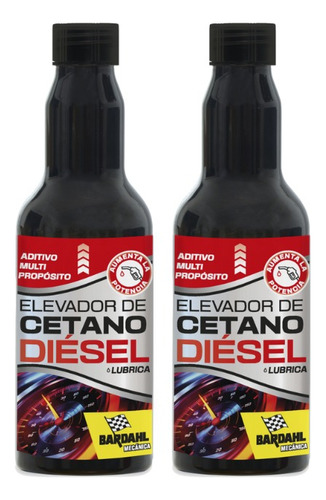 Kit Aditivo Elevador De Cetano Diesel 250ml Bardahl X 2 Uni