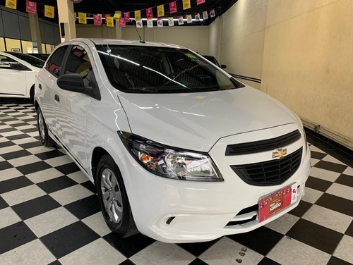 Imagem 4 de 11 de Chevrolet Onix Joy 1.0 1.0 Branca 2018/2019 Flex Mec