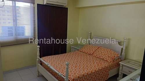 Apartamento En Venta En Los Mangos Valencia Mm Carabobo Amoblado, Equipado Pozo Y Planta