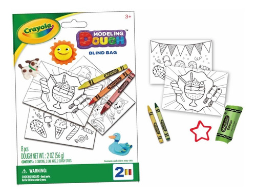 Kit De Masa Y Dibujo Crayola Crayones+masa+papeles