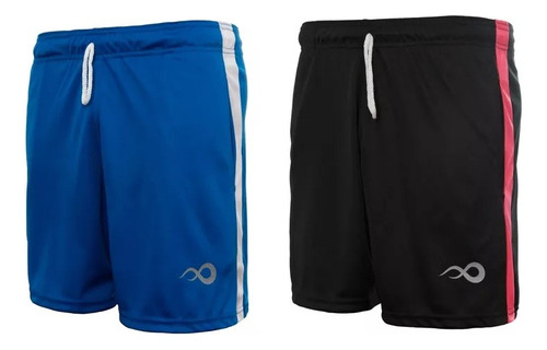 Short Hombre Running Tenis Padel Pantalon Corto X2 Unidades