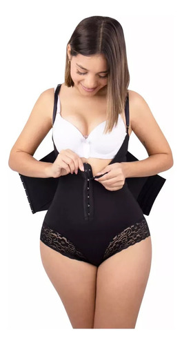Body Premium Tira Delgada Con Gancho Moda King Original100% Negro Xl