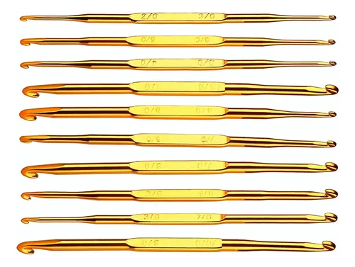 comprar 10pcs Ganchos De Ganchillo Ganchos Crochet De Aluminio Tejer