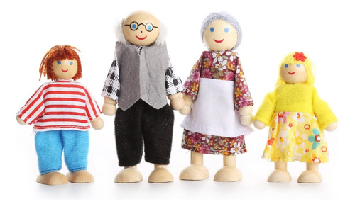 Muñecos Familia 6 Integrantes En Miniatura Psicología