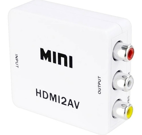 Convertidor De Hdmi  A Rca Plug And Play