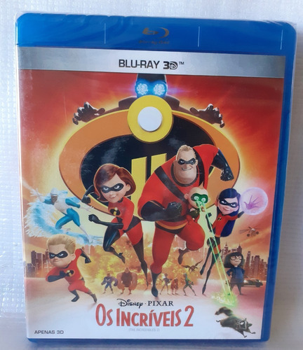 Blu-ray 3d - Os Incríveis 2 (novo