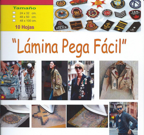 Papel Adhesivo P/ Telas, Manualidades Tela Y Otros