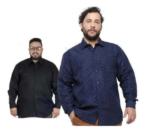 Molde Patron Camisa Manga Larga Masculina Talles  2xl A 5xl