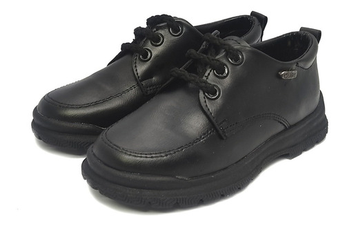 Zapato Escolar Colegial Vestir Negro Calfas A.rodrigo