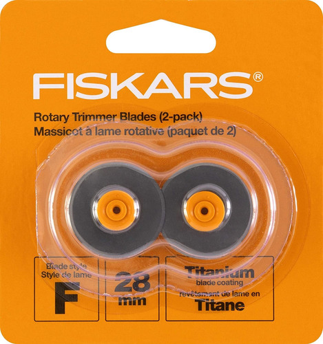 Fiskars 157390-1001 Cuchillas De Repuesto Rotativas De Titan