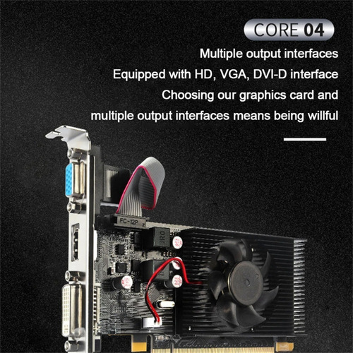 Imagen 5 de 5 de Tarjeta Grafica Amd Radeon Hd7450 2gb 64 Bits Gddr3
