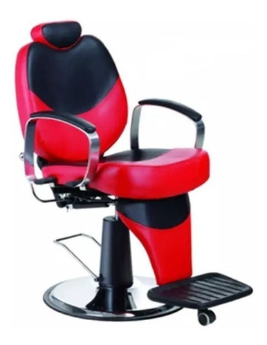 Silla Sillón Peluquería Barbería Reclinable Corte Maqullaje 