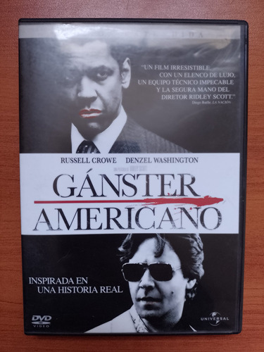 Gangster Americano Denzel Washington Russel Crowe Dvd Lp