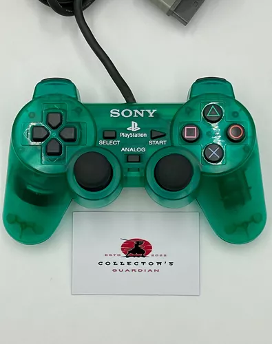 Controle Sony Ps2 Verde Original Do Japao Dual Shock
