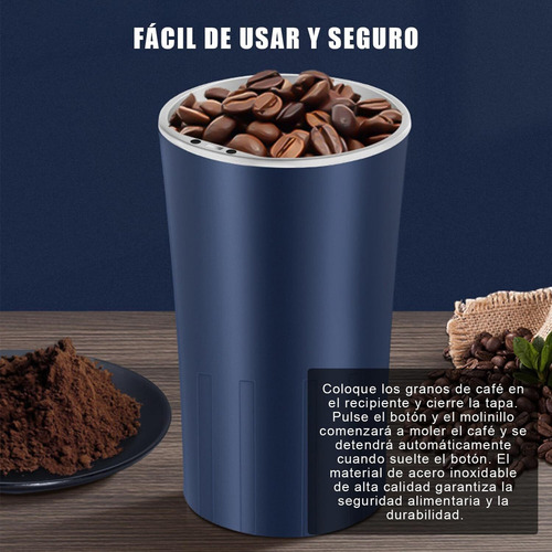 W Molinillo Eléctrico Portátil 300w Molinillo Café Y
