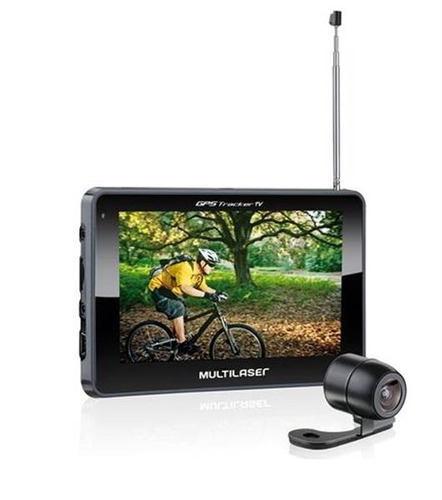 Navegador Gps Multilaser Tracker Iii Tela 4.3 Cam De Ré Tv