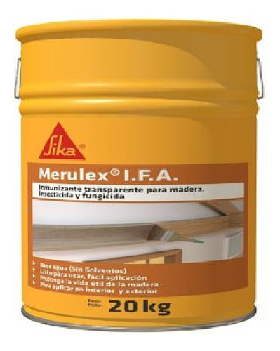 Sika Merulex Inmunizante Madera Base Agua Antigorgojo 3.5kg