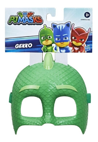 Máscara de pestañas para niños Hasbro Gekko Green F2122 de Pj Masks