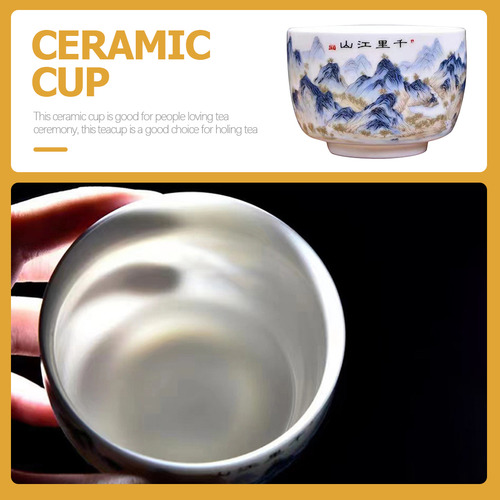 Taza De Té China, Elegante Taza De Té De Cerámica Decorativa