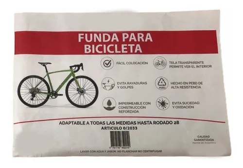 Funda Bicicleta Impermeable Hasta Rod 28