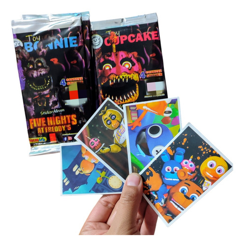 52 Stickers Five Nights At Freddys Y Rainbow Friends 