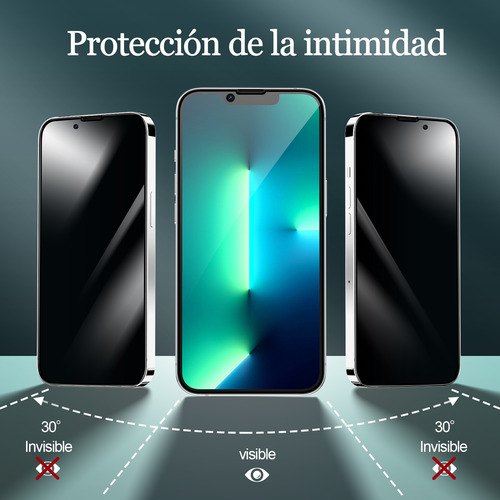 3 Pz Mica Premium De Cristal Templado Para iPhone 13 Pro Max