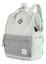 Comprar Mochila Escolar O De Viaje Porta Laptop Con Puerto Usb Verde