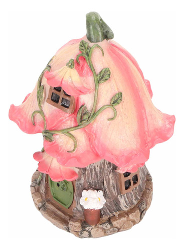 Gnomos De Jardín Gnome Fairy House De Resina A Prueba De Pol