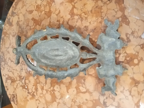 Aplique De Bronce Antiguo Para Mueble O Cama (Usado)