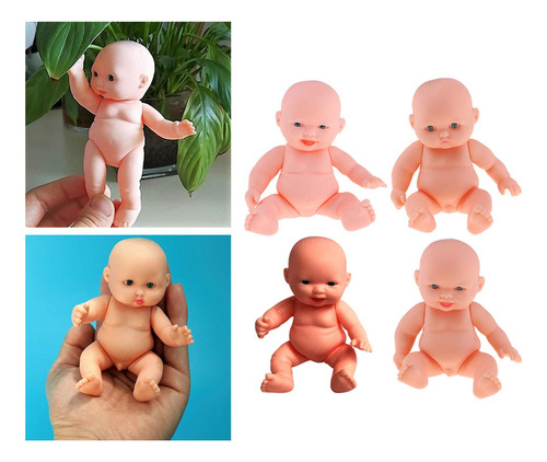 4 Uds Cuerpo Realista Reborns Bebé Muñeca Hecha A Mano Con