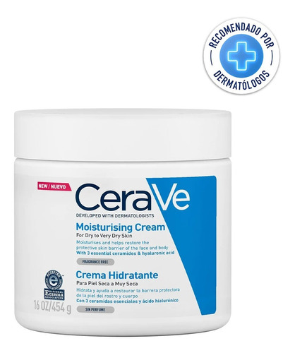 Crema Corporal Piel Seca Cerave Crema Hidratante 454g