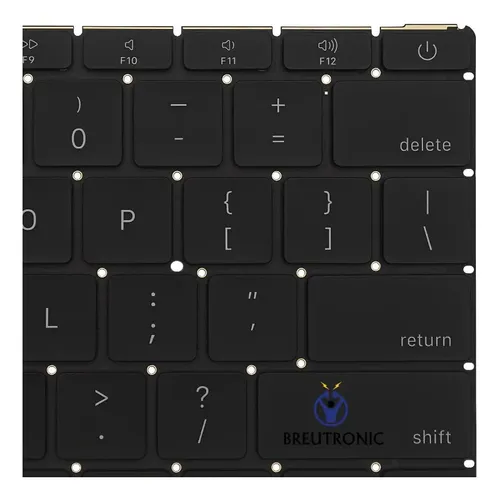 Teclado Para Para Macbook 12 A1534 2016 - 2017 Americano Us
