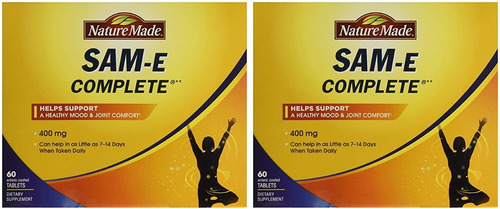 Sam-e Complete 400 Mg Nature Made 60 Tabletas