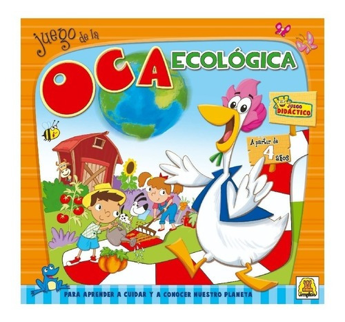 Imagen 1 de 2 de Juego De Mesa Juego De La Oca Ecológica Implas 50