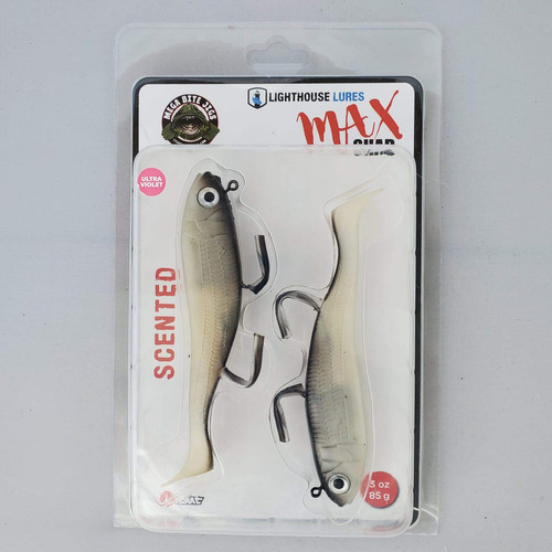 Lighthouse Señuelo Mega Bite Jigs Max Shad 3 Oz Swim Tail