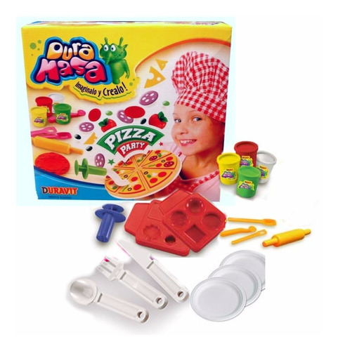 Juego De Masa Duravit Kit Pizza Party Art725 Planeta Juguete