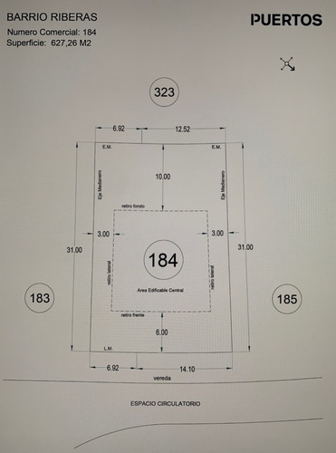 Dueño Vente Lote Interno En Riberas Puertos Del Lago 